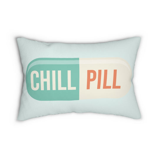 Chill Pill Pillow, Blue