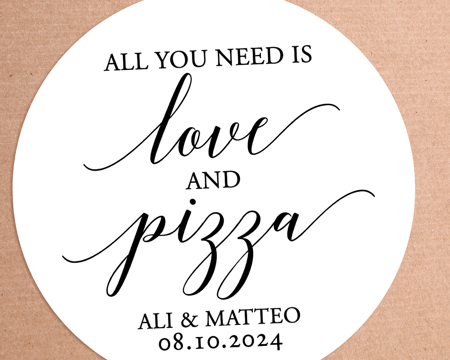 All You Need is Love and Pizza Stickers