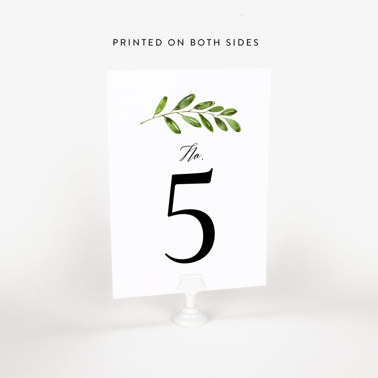 Table Numbers, Greenery
