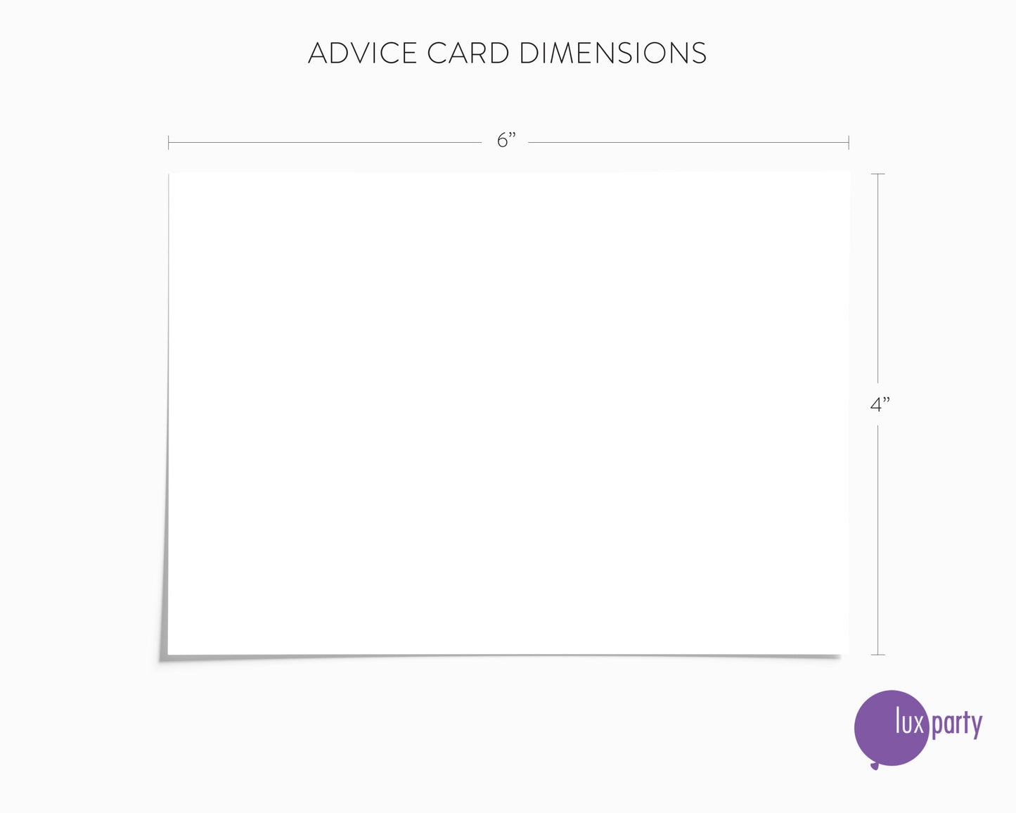 Advice Cards Bride, Gold