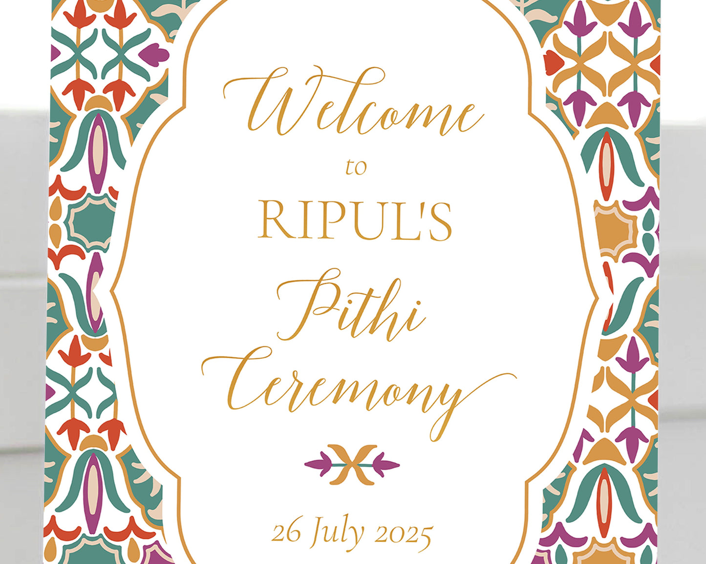 Pithi Welcome Sign