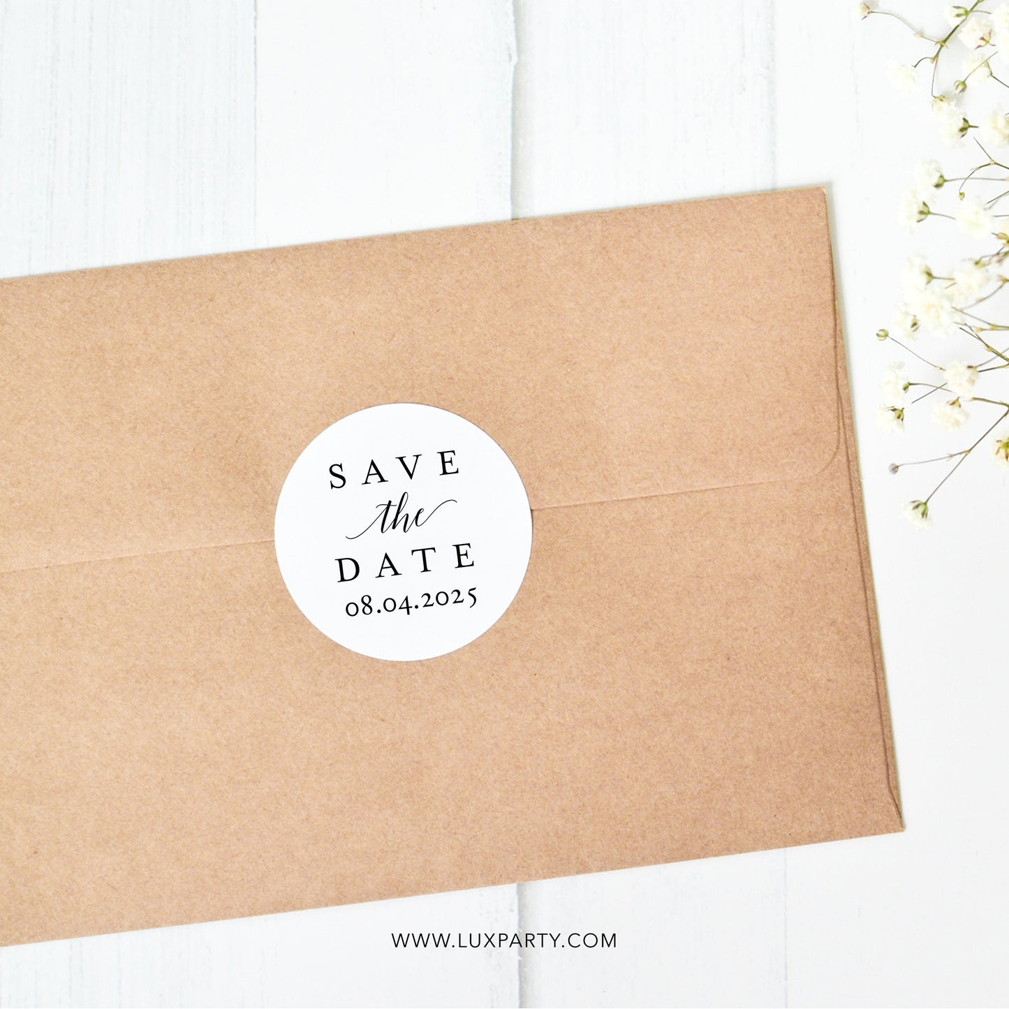 Save the Date Stickers