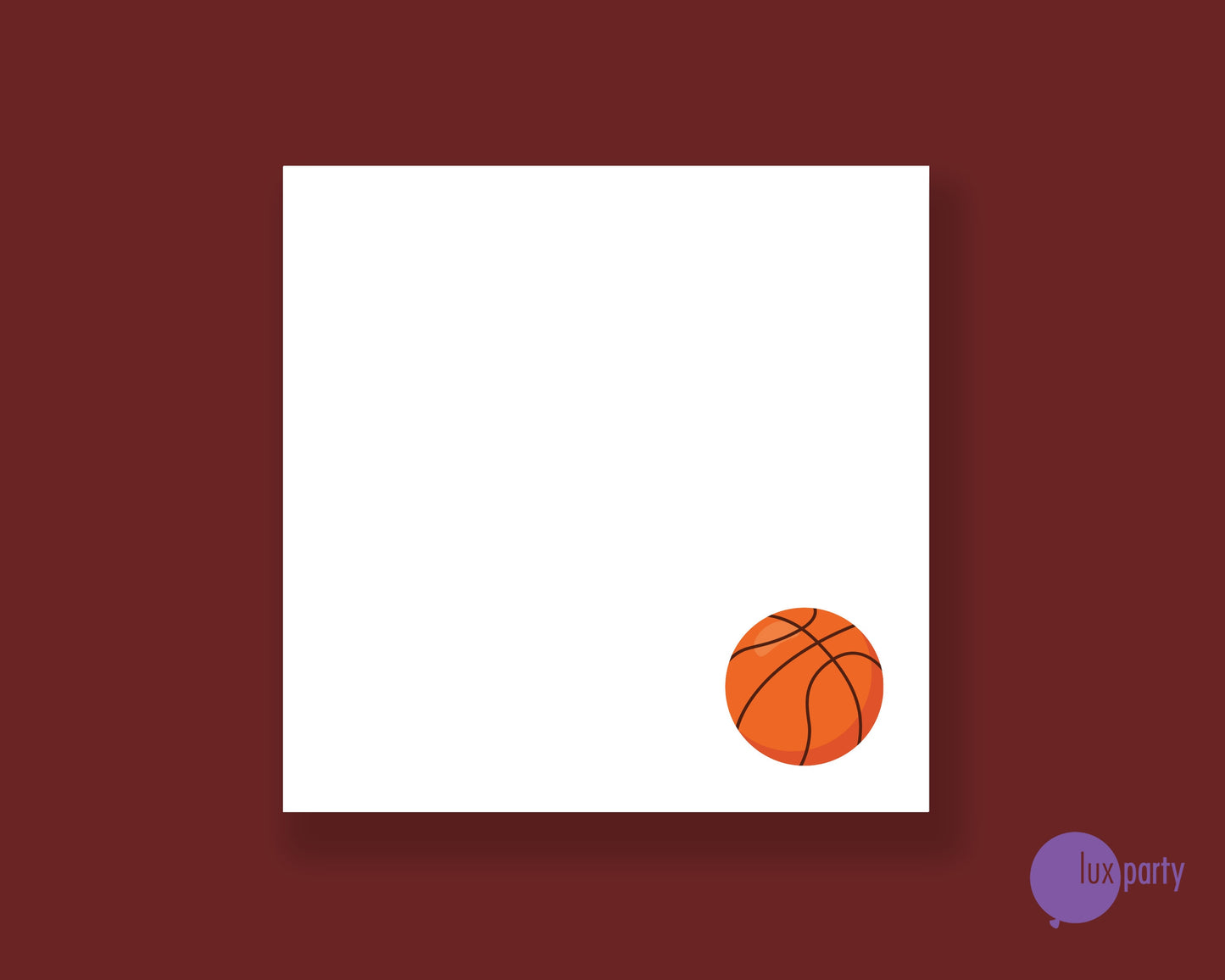 Basketball Sticky Notes